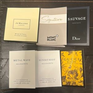 Parfum samples, set of 6